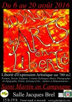 10 ème salon des Arts en Liberté , Création Dominique A